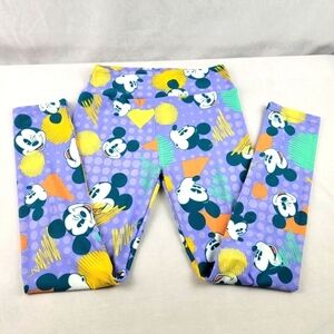 Lularoe retro Mickey Mouse leggings/ tights one size fits size 0 to 12